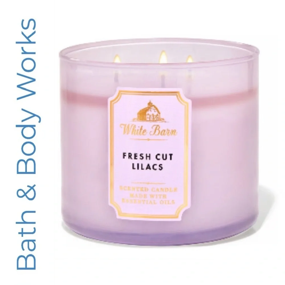 Bath & Body Works Fresh Cut Lilacs 3 Wick Candle